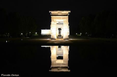 El Templo de Debod por la noche