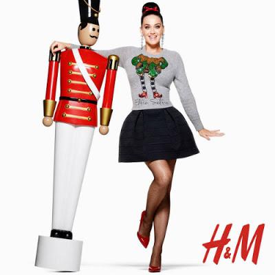 Katy Perry, la musa navideña de H&M