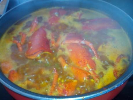 Arroz caldoso con bogavante Arroz caldoso con bogavante