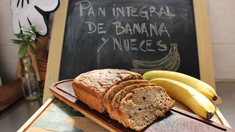Pan integral de banana y nuez