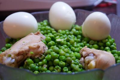 ARVEJAS COMPUESTAS ESTILO CANARIO Ó GUISANTES COMPUESTOS