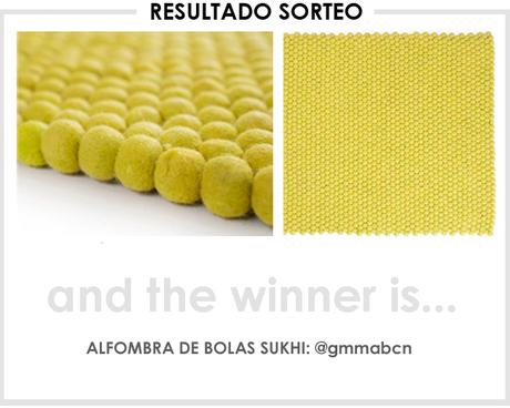 RESULTADO SORTEO ALFOMBRA DE BOLAS DE SUKHI