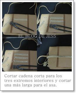 DIY BOLSO CON CADENAS