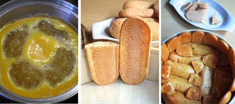 Carlota o Charlota de caqui y mandarina (Idea para Navidad)