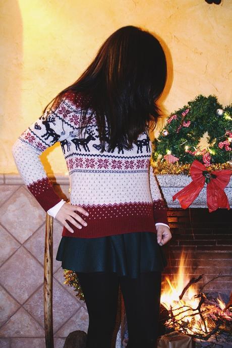 Navidad junto a la chimenea (OOTD)