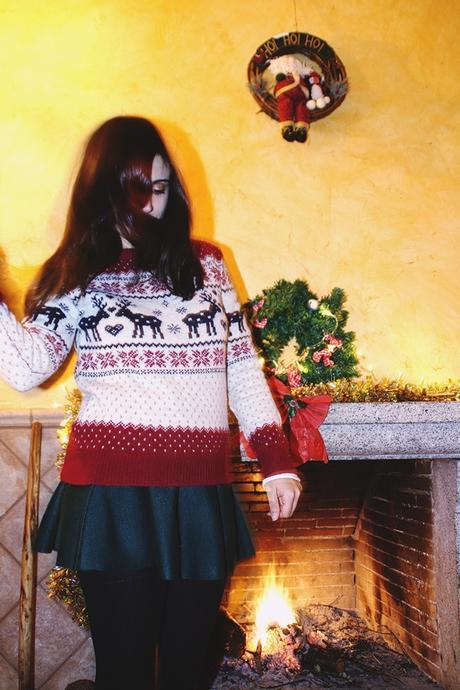 Navidad junto a la chimenea (OOTD)