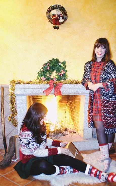 Navidad junto a la chimenea (OOTD)