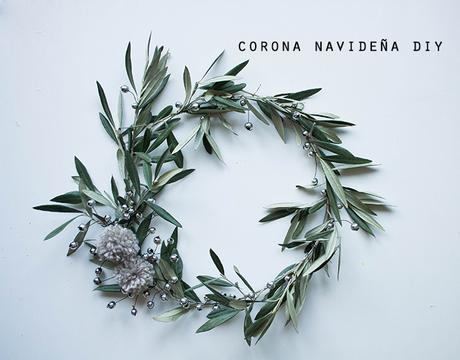 corona navideña diy