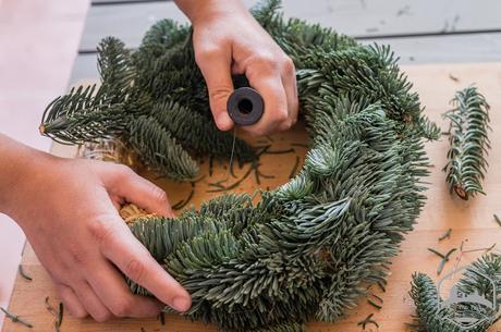 DIY con niños: Corona de adviento fácil