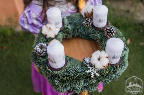 DIY con niños: Corona de adviento fácil