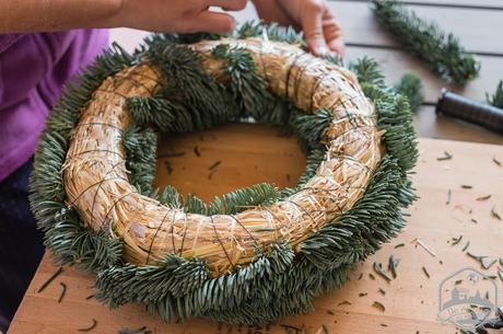 DIY con niños: Corona de adviento fácil