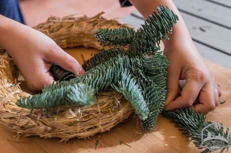 DIY con niños: Corona de adviento fácil