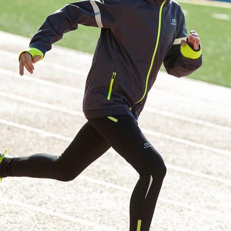 RUNNING_textil Running, Atletismo - MALLA LARGA RUNNING NIÑA KIPRUN GRIS ROSA KALENJI KALENJI - Ropa de Running