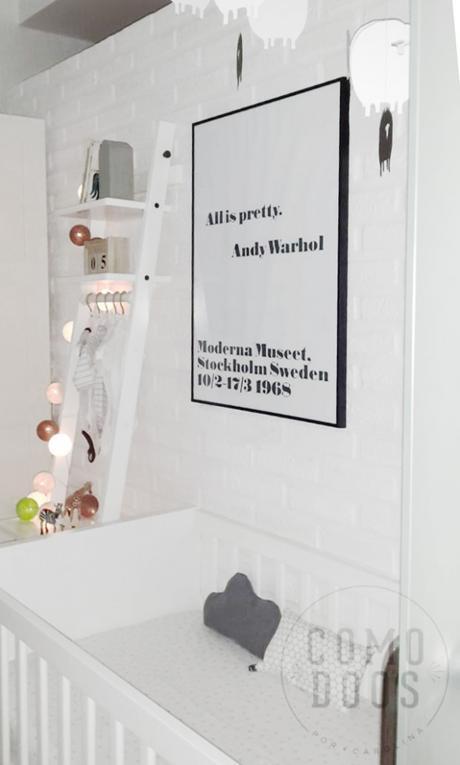 Proyectos Comodoos. La habitacion del bebe Lamina warhol