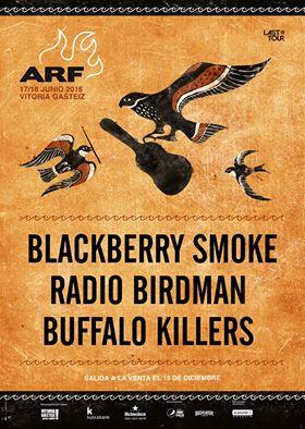 Primeros nombres para el Azkena Rock Festival 2016: Blackberry Smoke, Radio Birdman y Buffalo Killers