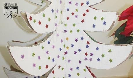 arbol de navidad con estrellas goma eva diy con niños