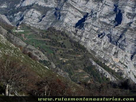 Ruta Víboli Peña Subes y Sen Mulos: Casielles desde Peña Subes