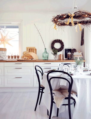 Esta navidad decoramos con ramas