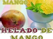 Helado mango.