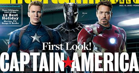 Pantera Negra en portada de EW, Civil War