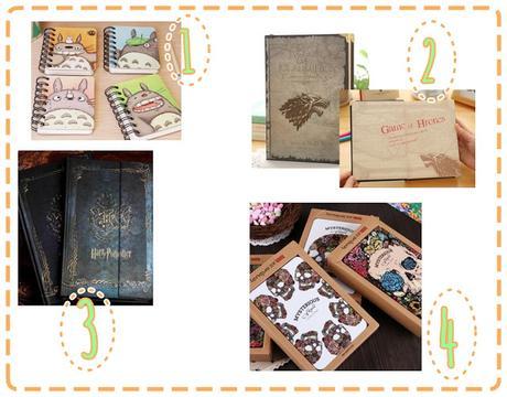 wishlist: CUADERNOS/BLOCs DE NOTAS originales y/o kawaii ALIEXPRESS