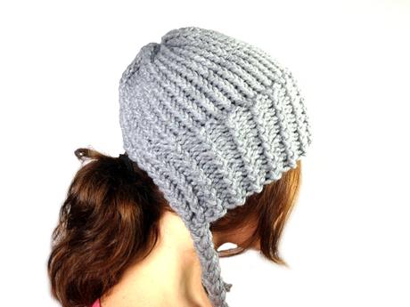 Tutorial para tejer un gorro coletero con trencitas en telar