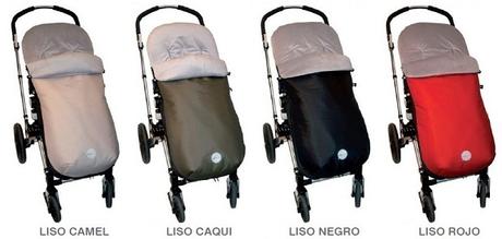 Saco polar para silla de paseo de bebé en color liso