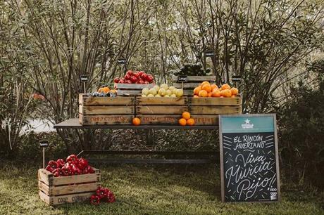 decoración con frutas www.bodasdecuento.com