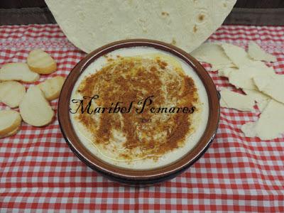 Hummus de alubias.