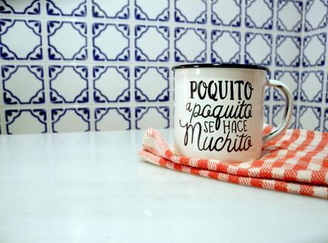 Poquito a poquito taza poquito
