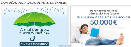 campañas de pisos de bancos