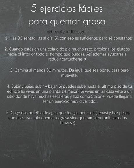 5 ejercicios fáciles para quemar grasa