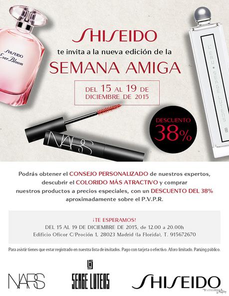 Semana Amiga Shiseido Navidad 2015