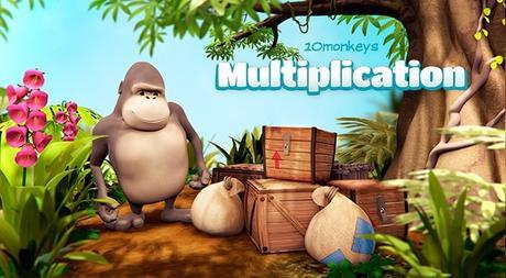 10Monkeys Multiplication, una forma divertida para aprender matemáticas Aprender matemáticas jugando
