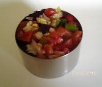 Rollito de salmón ahumado