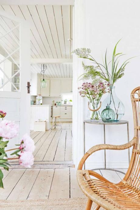 decoracion rustica y luminosa