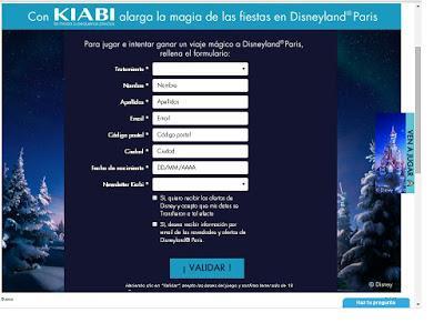 Sorteo: Viaje a Disneyland París con juego de parejas 