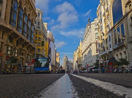 La postal de la semana: La Gran Vía a ras de suelo