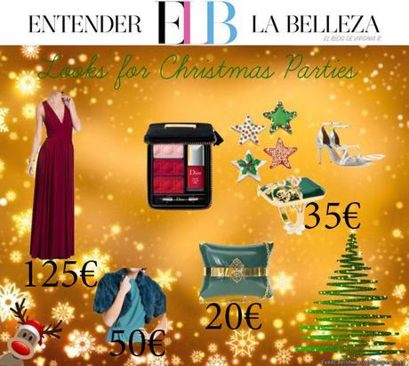 Look con vestido rojo combinado con accesorios en petróleo. Ideas para vestirte en las fiestas Navideñas. ¿Compras o alquilas?