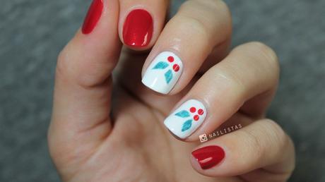 Nail art navideño paso a paso