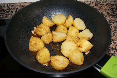 Crema de patatas al pimentón paso 3