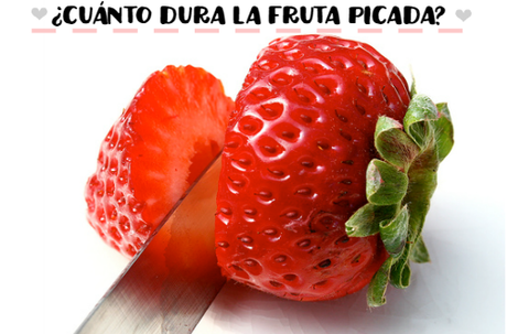 Cuánto dura la fruta picada