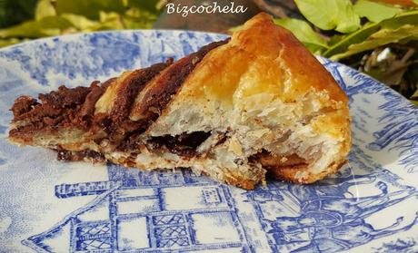 ESTRELLA DE HOJALDRE Y CHOCOLATE