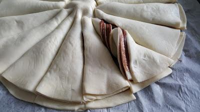 ESTRELLA DE HOJALDRE Y CHOCOLATE