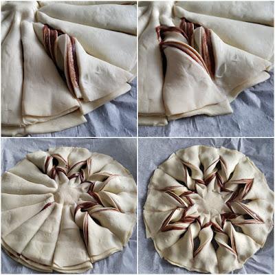 ESTRELLA DE HOJALDRE Y CHOCOLATE