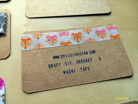 DIY 5 tarjetas de visita handmade