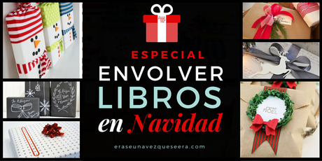 Ideas para envolver libros en Navidad