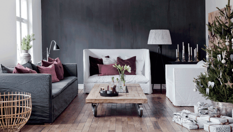 LA CASA DE LA SEMANA: NAVIDAD EN BLANCO Y GRIS!