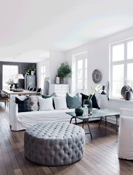 LA CASA DE LA SEMANA: NAVIDAD EN BLANCO Y GRIS!