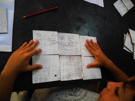 Mi casa, La ciudad  ( escrito y dibujos ) Taller de Arquitectura para niños/as